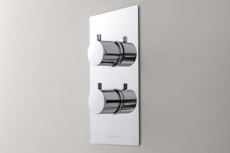 BubbleSpa shower chrome wall-mounted mixer taps